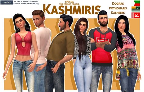 Ethnic People Kashmiris At The Sims 4 Middle Easterners And South Asians