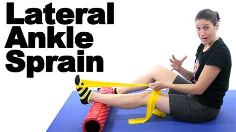 Lateral Sprained Ankle Stretches And Exercises Ask Doctor Jo Youtube