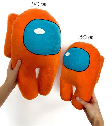 Among Us Big Toy Crewmate Plush Hand Made 30 Cm Etsy