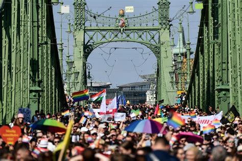 Budapest Hungary Pride Parade To Oppose Lgbt Law Draws Thousands