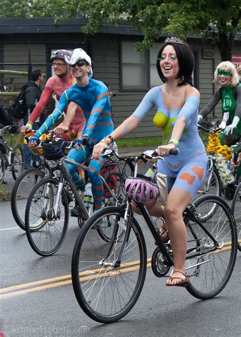 Seattle Fremont Solstice Parade Bicyclists 2011 Amitai Schwartz Photography