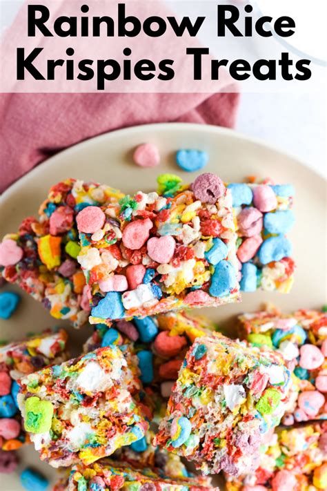 Rainbow Rice Krispies Treats My Modern Cookery