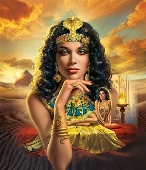 Beautiful Women Images In Art Egyptian Goddess Art Digital Art Girl Cleopatra
