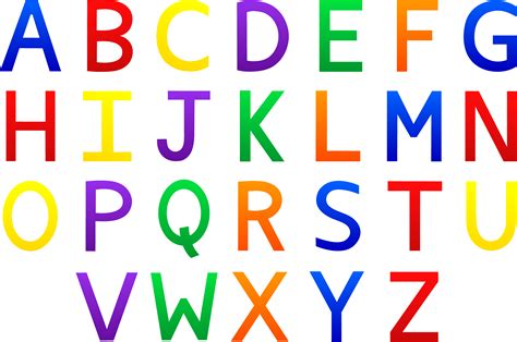Creative Abc Text Cliparts For Your Projects