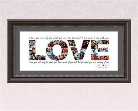 Personalized Name Photo Collage Frame Framed Photo Collage Picture