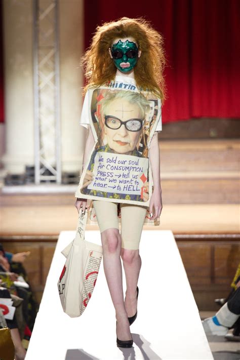 vivienne westwood aw19 20 catwalk look 30 fashion political fashion london fashion week