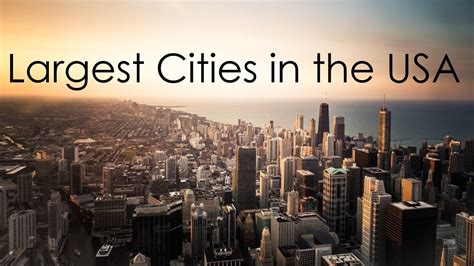 top 10 largest cities in usa youtube