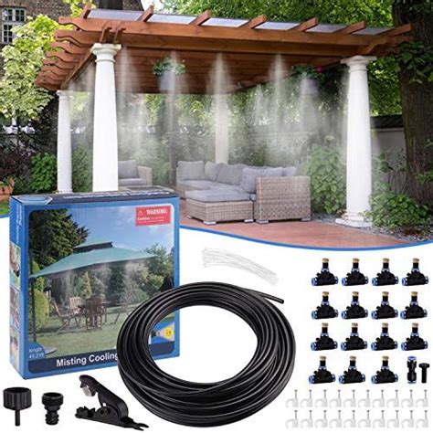 Beautiful diy greenhouses for any heating & cooling the greenhouse. Minterest Mist Cooling System, 49ft DIY Garden Cooling ...