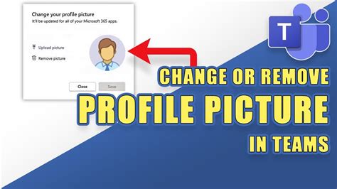 Ms Teams Change Or Remove Your Profile Picture Easy Youtube
