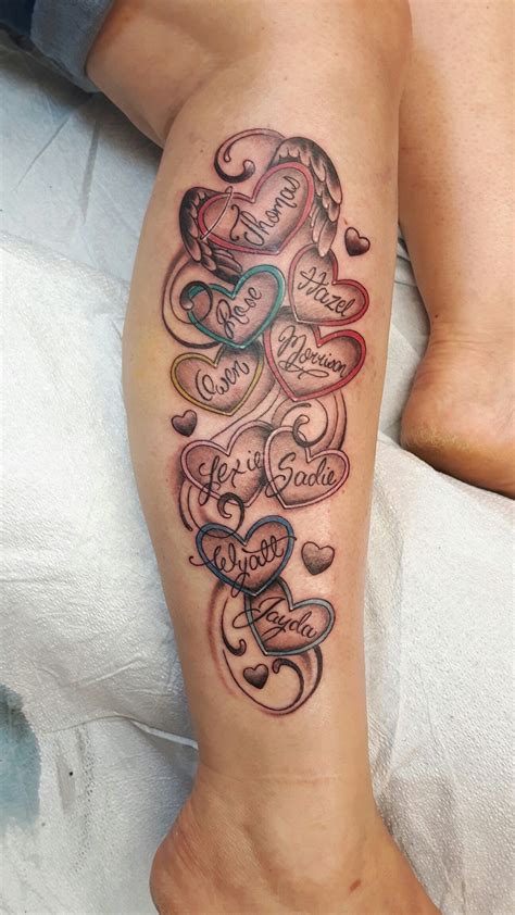 Tattoos For Daughters Leg Tattoos Tattoos For Kids