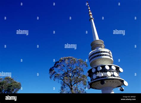 Telstra Tower Canberra Act Australia Stock Photo Alamy