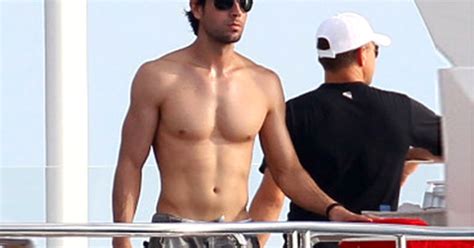 Shirtless Enrique Iglesias Flaunts Impressive Abs In St Barts Us Weekly