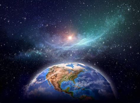 Planet Earth in outer space — Stock Photo © titoOnz #71452381 Find gifs with the latest and newest hashtags!