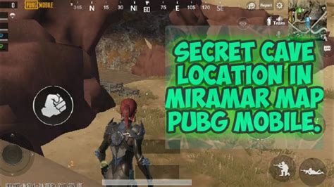 Secret Cave Location In Miramar Map Pubg Mobile Gameplay Youtube