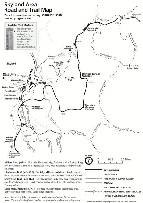 Appalachian Trail Through Shenandoah Park Map Map Of Atlantic Ocean Area