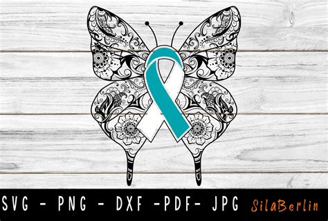 Butterfly Cervical Cancer Graphic By SilaBerlin Creative Fabrica