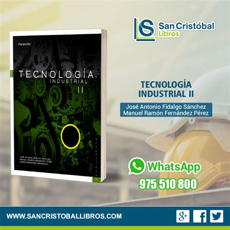 tecnologÍa industrial ii autor josé antonio fidalgo sánchez manuel ramón fernandez pérez