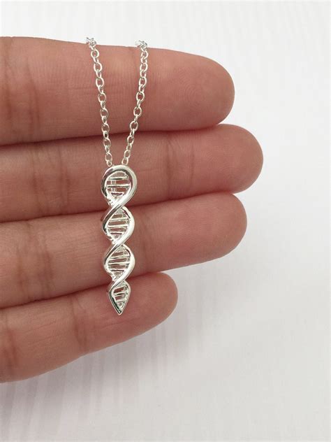 Dna Strand Necklace Double Helix Anomaly Creations And Designs Inc