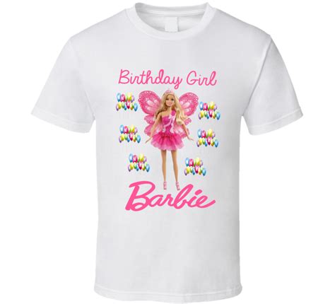 Barbie Birthday Girl T Shirt Birthday Girl T Shirt Birthday Shirts Barbie Birthday