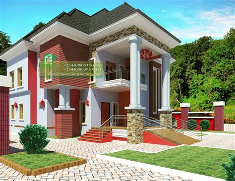 Browse our range of 4 bedroom house plans & home designs. 4 Bedroom Duplex Floor Plan | Nigerian House Plans