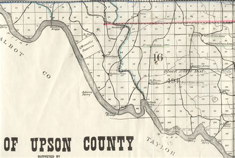 Upson County Land District Maps