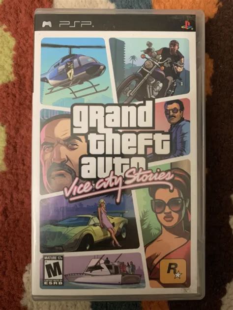 Grand Theft Auto Vice City Stories Sony Psp 2006 Complete Wmap