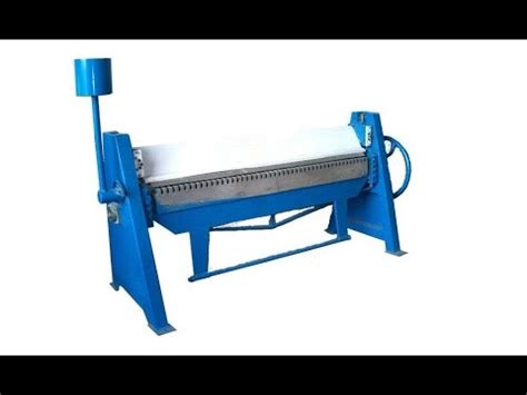 manual folding machine metal sheet bending machine  hand youtube