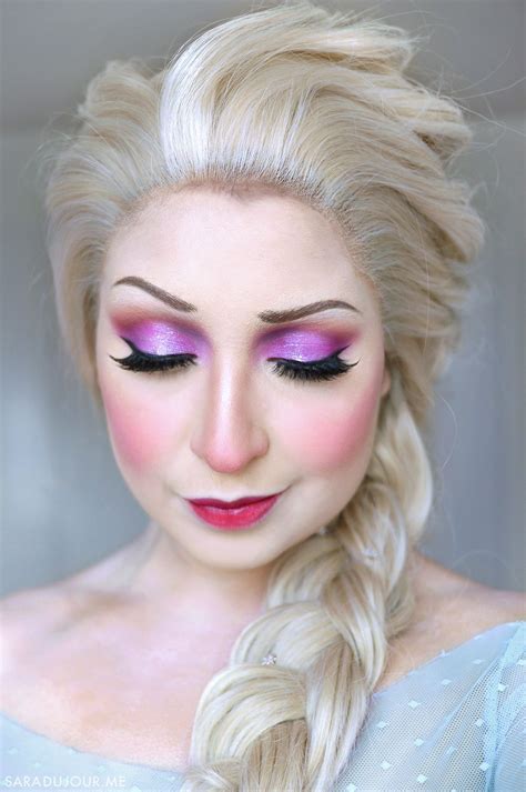 Elsa Frozen Cosplay Makeup Sara Du Jour Elsa Cosplay Cosplay Frozen Disney Inspired Makeup