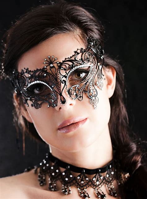 Italian Black Venetian Masquerade Mask Mask Shop Australia
