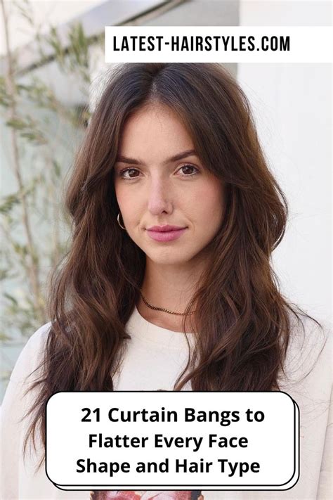21 Best Curtain Bangs For Every Face Shape And Hair Type 2021 Trend