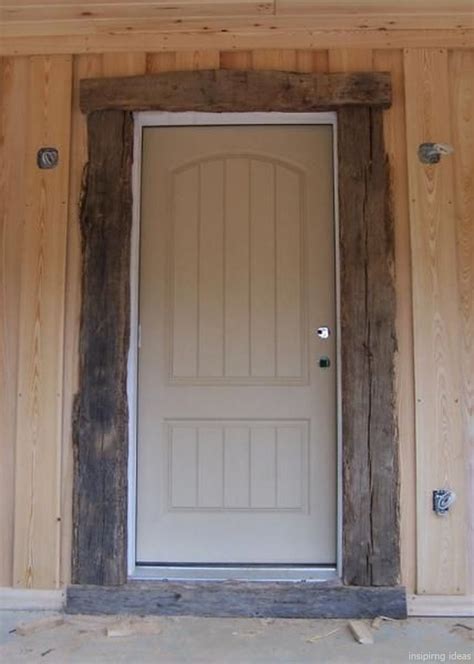 105 Modern Rustic Window Trim Ideas Rustic Doors Rustic Exterior