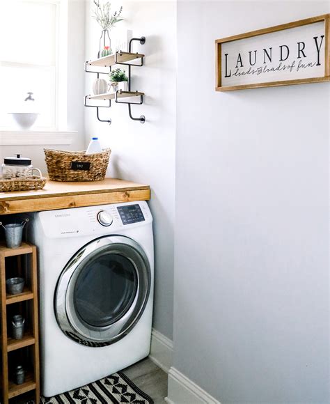 Modern Farmhouse Laundry Room Reveal & Inspiration - The Southern Thing
