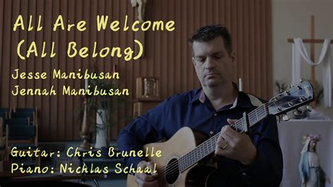 All Are Welcome By Jesse Manibusanpiano And Guitar Solo Youtube