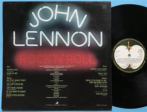 Nostalgipalatset John Lennon Rock´n´roll Uk Orig Lp 1975