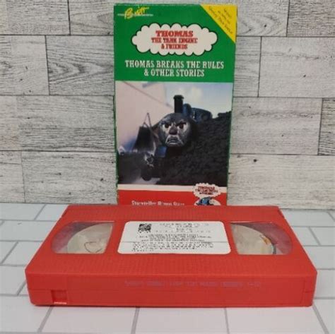 Thomas Breaks The Rules Vhs 1990 Red Tape Thomas The Tank Engine