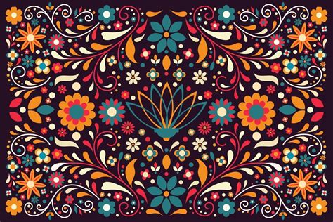 Flat Design Colorful Mexican Background 3254209 Vector Art At Vecteezy