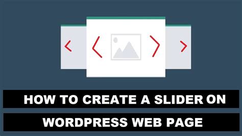How To Create A Slider In Wordpress Website Image And Text Slider