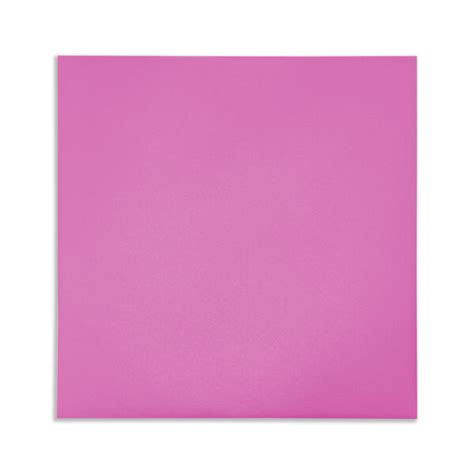 130mm Square Pearlescent Bright Pink Envelopes 100gsm The Envelope