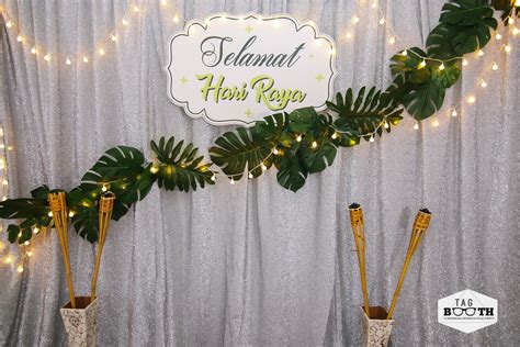 Hari Raya Themed Backdrop Tagbooth Photobooth Kuala Lumpur Penang