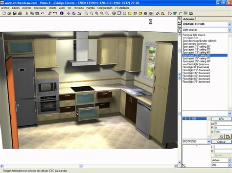 Una vez estés registrado podrás empezar a diseñar de una manera totalmente intuitiva tus cocinas 3d. Luces - KitchenDraw - YouTube