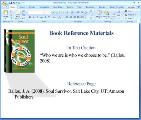 How To Use Apa Format In Powerpoint