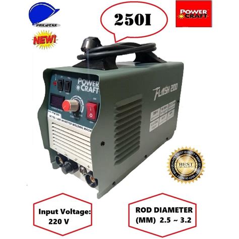 Powercraft DC TIG ARC Inverter Welding Machine PTW 205i Commercial