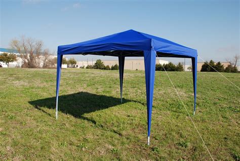 10 X 10 Easy Pop Up Tent Canopy W 4 Sidewalls 12 Colors