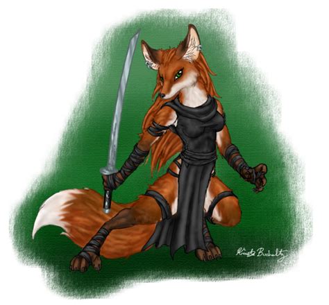 Jade Ninja Fox By Pookawitch On Deviantart