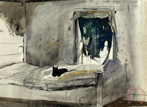 Andrew Wyeth Christinas Bedroom 1947 Painting Christinas Bedroom