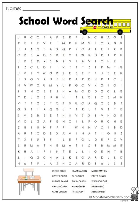 Free Printable Word Searches For Middle Schoolers Word Search Printable