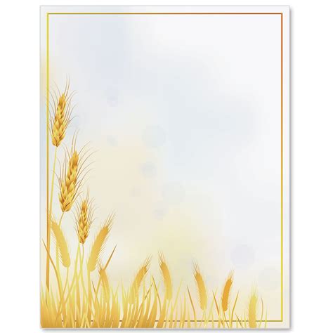 Wheat Harvest Border Papers Borders For Paper Boarders And Frames Paper