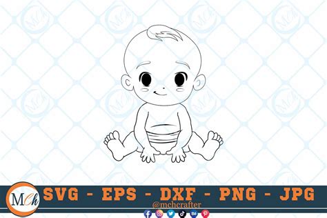 Cute Baby Svg Baby Face Svg Free Cutting File Cute Little Baby Svg