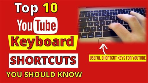 Youtube Keyboards Shortcuts Useful Youtube Shortcut Keys You Should Know Youtube