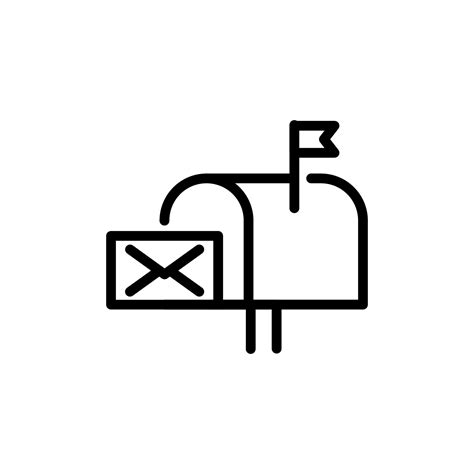Mailbox Icon Simple Design 4994249 Vector Art At Vecteezy